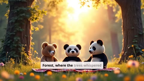 Teddy Bear Picnic: Bears & Pandas Unite for a Magical Day!
