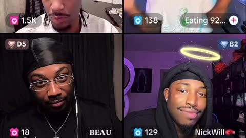 8/14/25 Drebaby , Beau , Tae , Deezy ki’ing down ! 🤣 -transiting frm Bigo to TikTok - Nick will pulling the tiktok niggas already ?