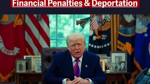 President Trump explains new EO to give illegals the incentive to self-deport