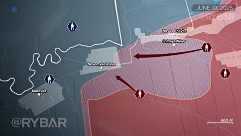 🇷🇺 🏹 🎣 Rybar’s Analysis: Expansion of the Control Zone on the Border of Dnipropetrovsk Oblast