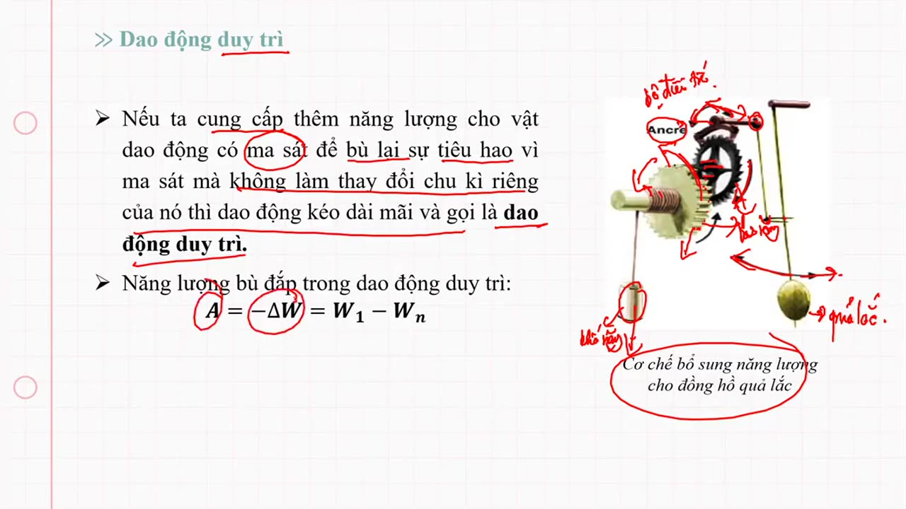 Buổi 5 Dao động cơ P2 Lý thuyết
