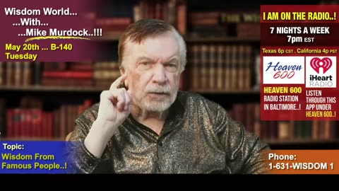 Re-Air: Wisdom World With Mike Murdock..!!!