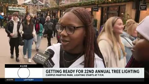 Detroit gets ready for 22nd annual tree lighting