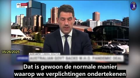 【NL】Australische senator roept op tot navolging van VS bij terugtrekking uit WHO