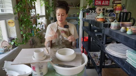 Air Dry Clay on the Pottery Wheel! ARTIFY Air Dry Clay Kit