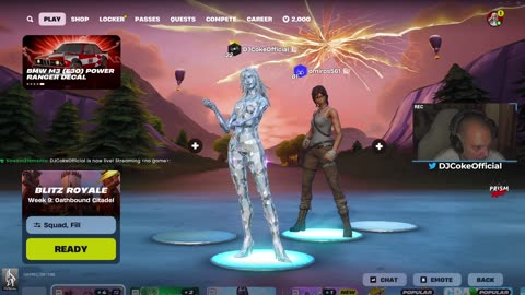 🔴 #Live [GR/CY/EN/BG] 🎮:Fortnite dike mu!! | Follow @ social: @DJCokeOfficial | !addme !social |