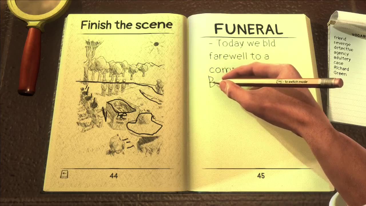 This isn't a normal drawing game... Death Sketchbook