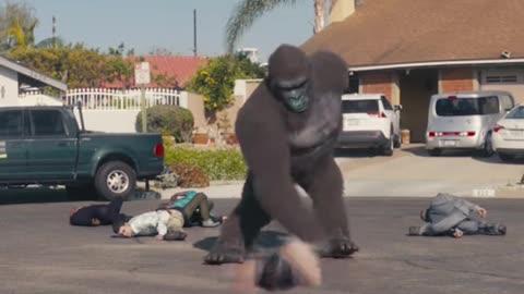 Gorilla Vs 100 men 2nd Battle 💀