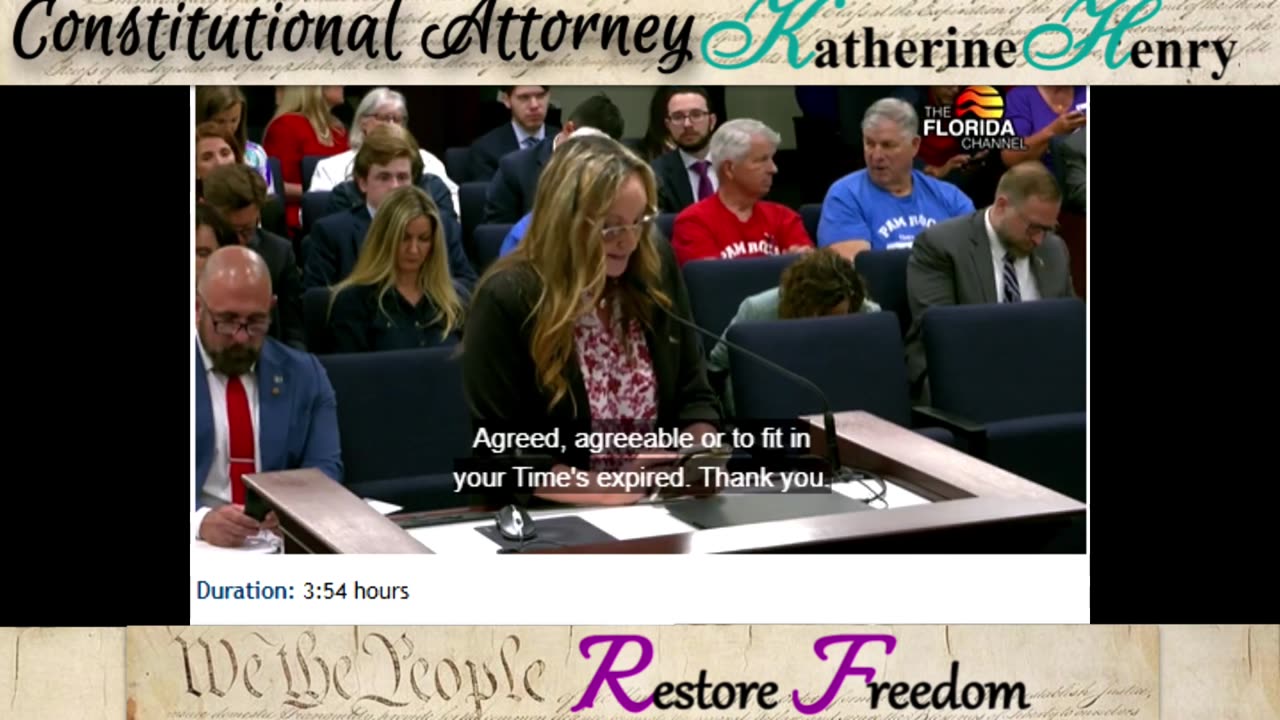 Speech: Katherine & Maija at FL Legislature on SB 1288 Parent Bill of Rights Amendment 040125