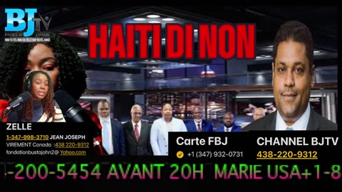 13SEPT HAYTI DI NON JENE HAITIENNE DEBOUT VAN PRAL VIRE NEWS