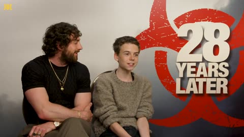Aaron Taylor-Johnson and Alfie Williams On 28 Years Later
