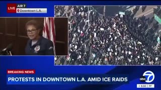 LA Mayor Karen Bass Blames Trump After Third Day Of Rioting In Her City