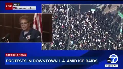 LA Mayor Karen Bass Blames Trump After Third Day Of Rioting In Her City