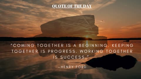 "QUOTE OF THE DAY"