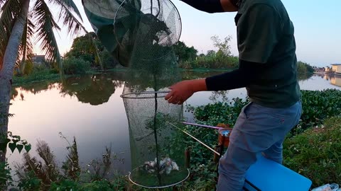 Am Flussufer Ein Tag voller Angeln