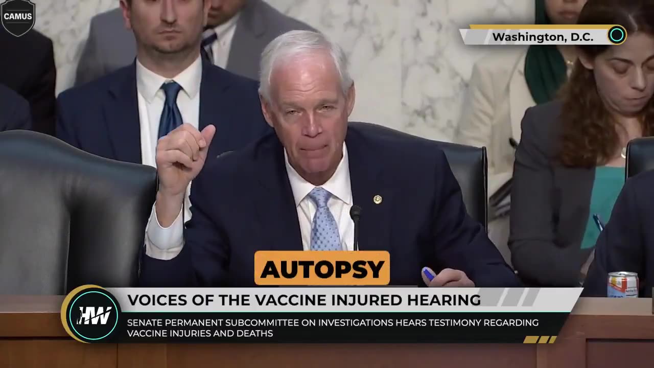 Senator Ron Johnson: "They KNEW the mRNA vaccine didn’t stay in the arm...