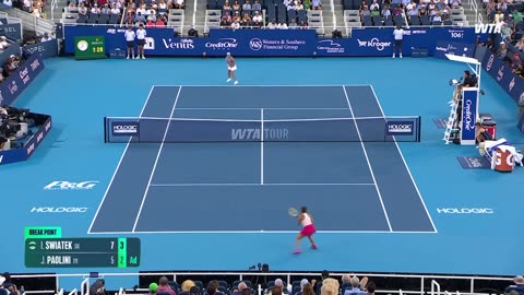 Iga Swiatek Vs Jasmine Paolini Tennis Highlights 2025
