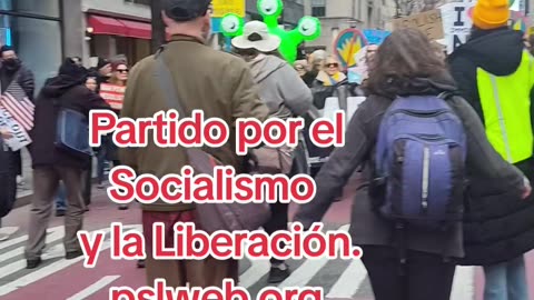 El Partido por el Socialismo y la Liberación apoya a migrantes.