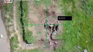Ukrainian Drones Pounding Russian Positions