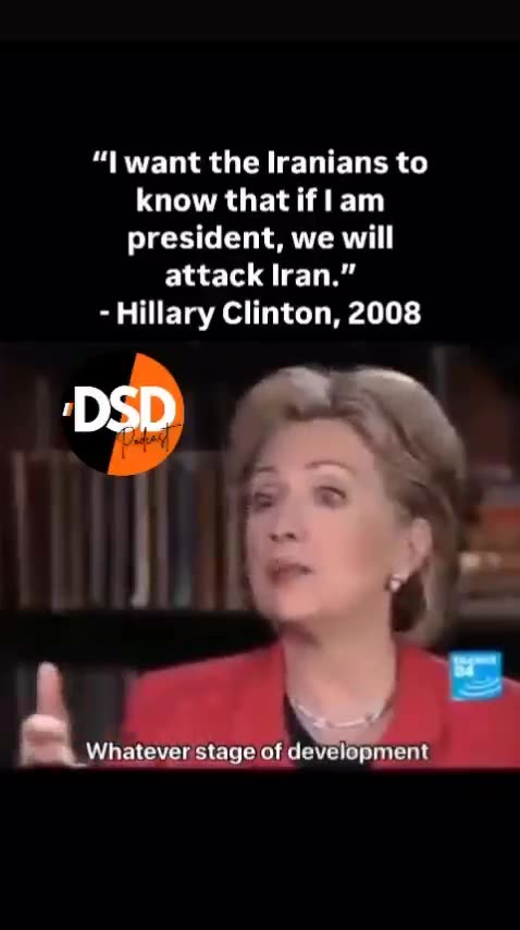 FLASHBACK: Hillary Clinton: "I want the Iranians to know if I am president, we will attack Iran." 2008