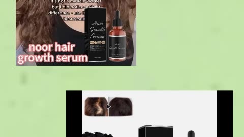 Noor Hair Growth Serum African Olives Grow Hair Fast
