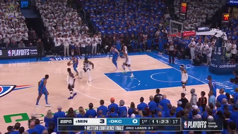 Timberwolves vs Oklahoma 1st Quater Highlights May 28, 2025