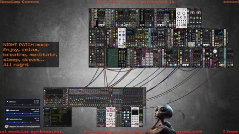 Night Patch mode - VCV Rack Ambient & Meditative Sound - for 🙏 Inner 🕉 Peace ☮ SFW