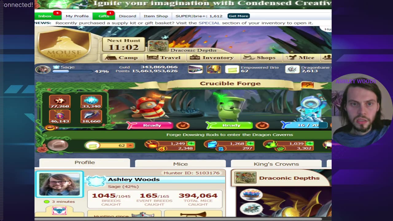 Fathers Day 2025! My Mousehunt Profile