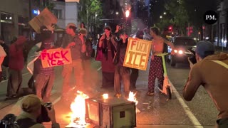 Seattle — For hours, Antifa attacked a federal building in downtown & started fires.