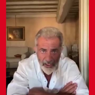 Actor Mel Gibson With A Message To Californians