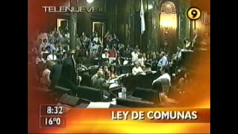 Telenueve al amanecer 18 de noviembre Canal 9 2003