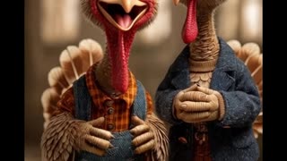 When Turkeys Tell Thanksgiving Jokes…😂 #DadJokes #FunnyShorts