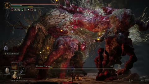Elden Ring PC | Ulcerated Tree Spirit of Giants' Mountaintop Catacombs boss fight solo #eldenring