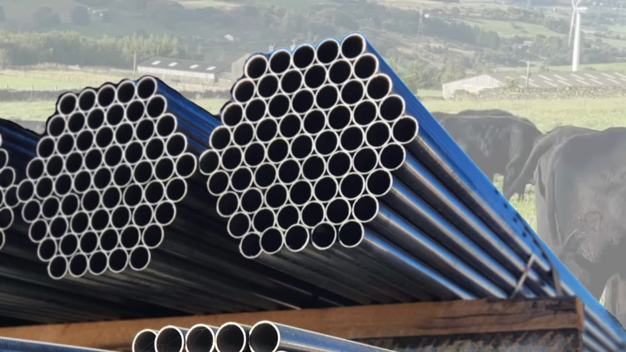 Delivering New Steel Pipe