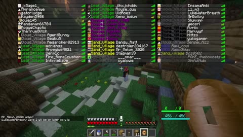 200 Players Became NINJAS in Minecraft NARUTO… TOTAL CHAOS!