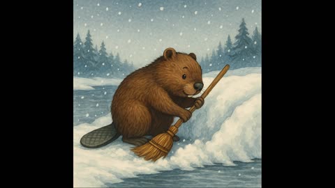 El Castor Limpia la Nieve en su Presa | Canción de Invierno para Niños
