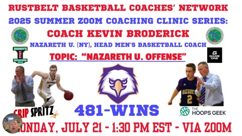 RBCN '25 Summer Zoom Clinic Series #4: Kevin Broderick, Nazareth U. (NY)
