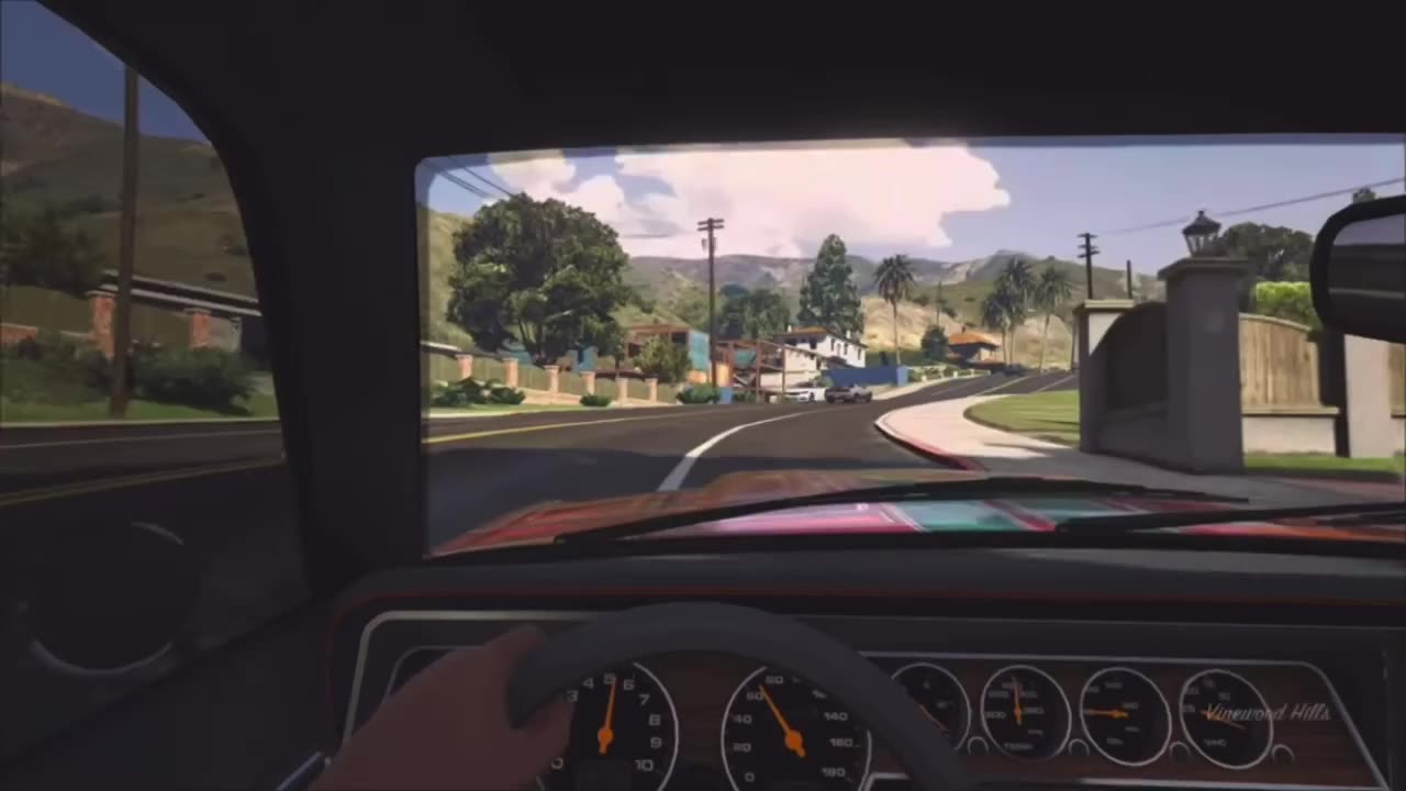 GTA V - Fun With Our 69 Mustang Mach 1 & Playing Motley Crue