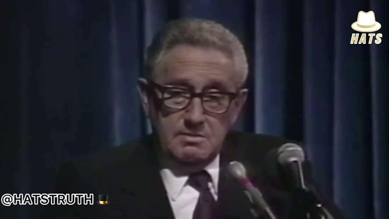 Klaus Schwab's mentor Henry Kissinger, speaking in 1992: