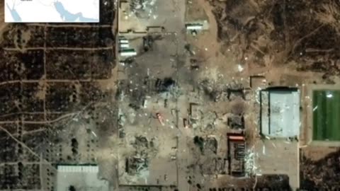 Before and after: Ballistic missile base in Tabriz