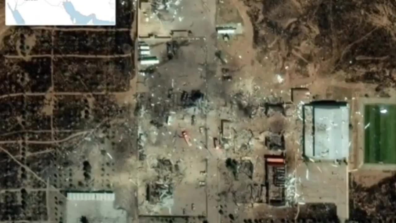 Before and after: Ballistic missile base in Tabriz