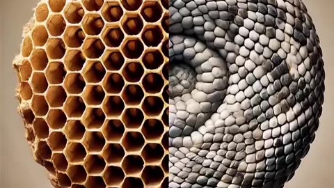 Hatszögü struktúrák a természetben