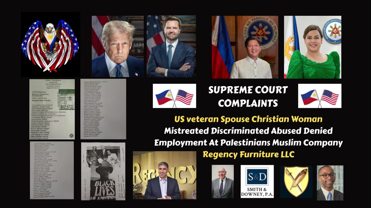 SoMd News / Regency Furniture LLC Muslims Employer vs Christian Woman US Veteran Spouse