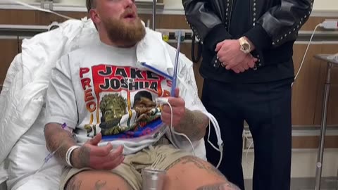 Jake Paul out of surgery, on liquids for 7 days after Anthony Joshua broke his jaw