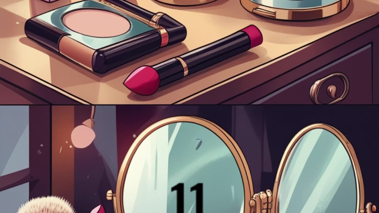 Spot the Difference: Makeup Goals Puzzle! 🎯💋