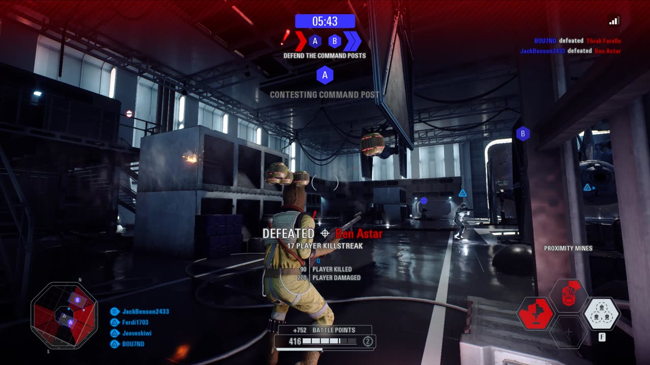 SWBF2 2017: Coop Mission (Defend) Galactic Empire Death Star II Gameplay