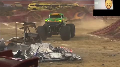 Monster Jam 2012 Freestyle Crashes and Highlights (REACTION) (Part 1)