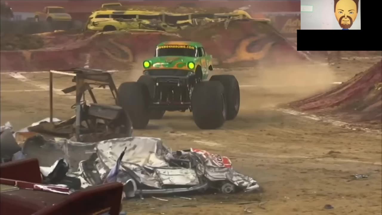 Monster Jam 2012 Freestyle Crashes and Highlights (REACTION) (Part 1)