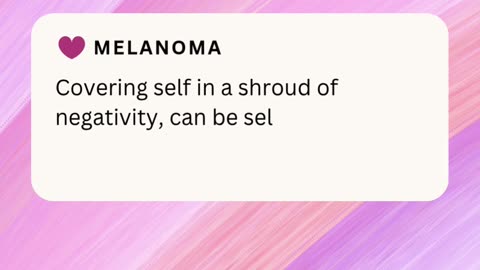 MELANOMA ❤️