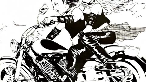 t.A.T.u Lena Katina and Julia Volkova manga style bike ride is the title 